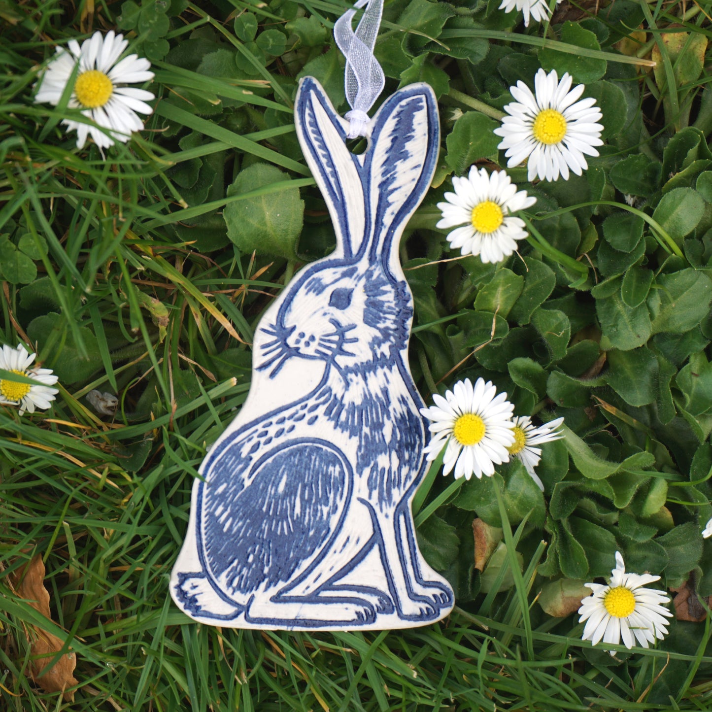 Hare Ceramic Hanging Decoration