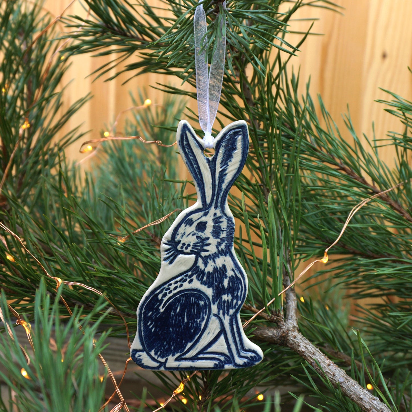 Hare Ceramic Hanging Decoration