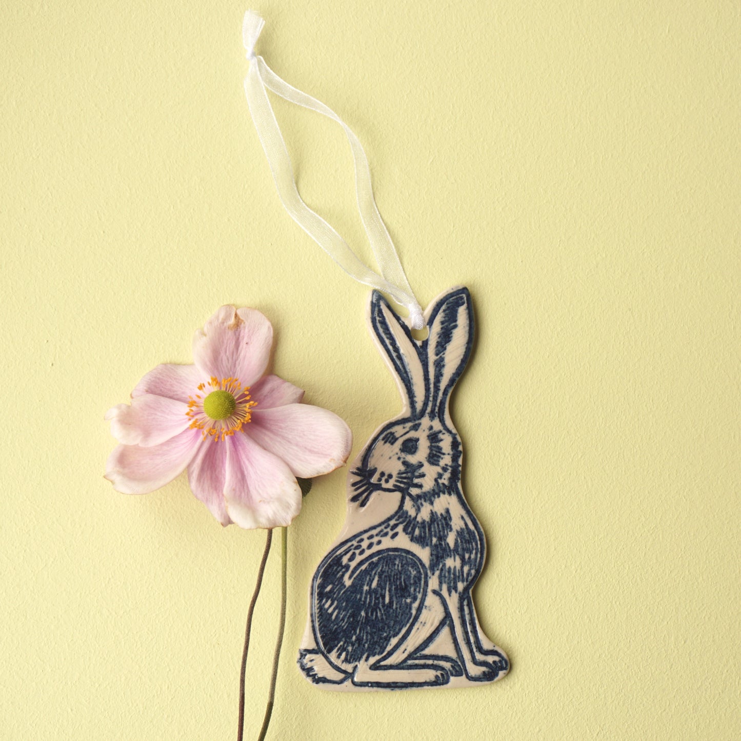 Hare Ceramic Hanging Decoration