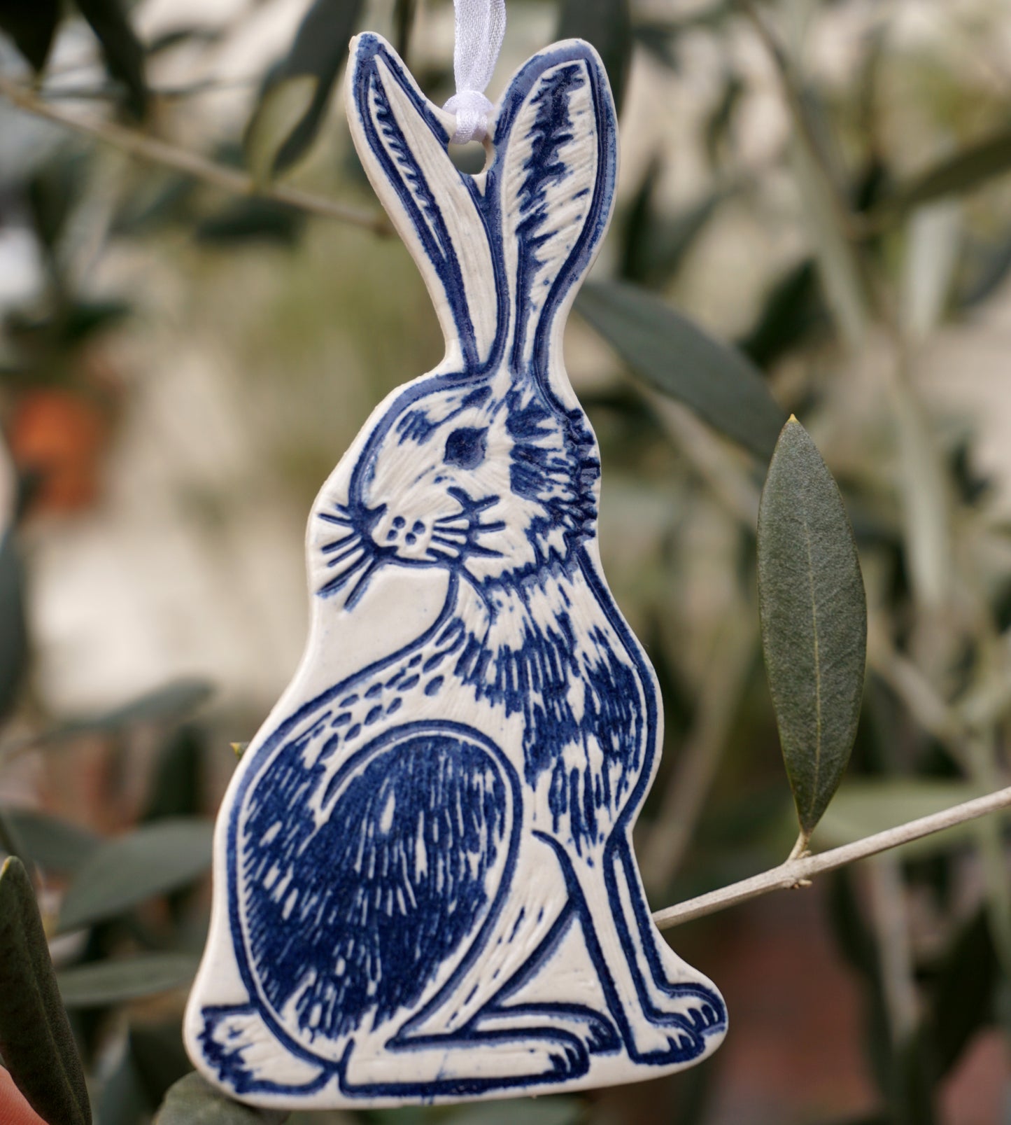 Hare Ceramic Hanging Decoration